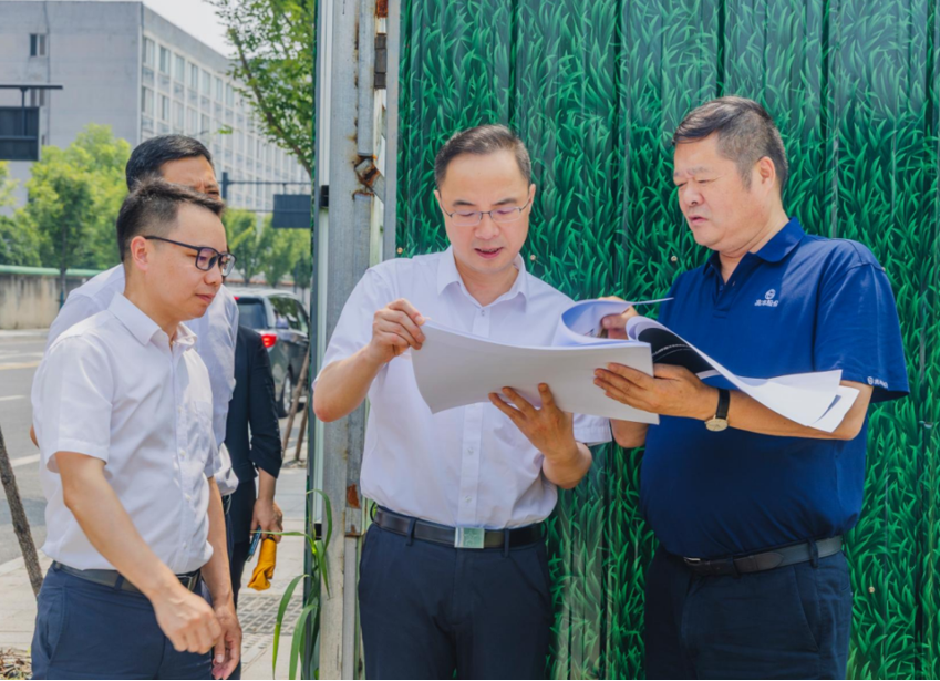 萧山区委书记孙旭东调研门徒娱乐股份新项目建设情况